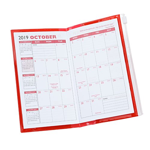 Additional Image 1 - a calendar with red border