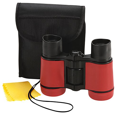 Additional Image 1 - a red and black binoculars