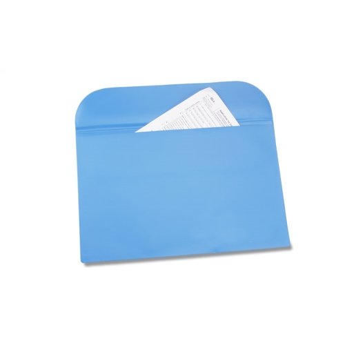 Additional Image 1 - a blue envelope with a triangle on it