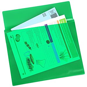 Additional Image 1 - a green folder with papers and a few other papers