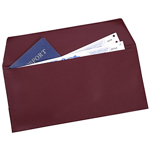 Additional Image 1 - a red envelope with a blue card inside