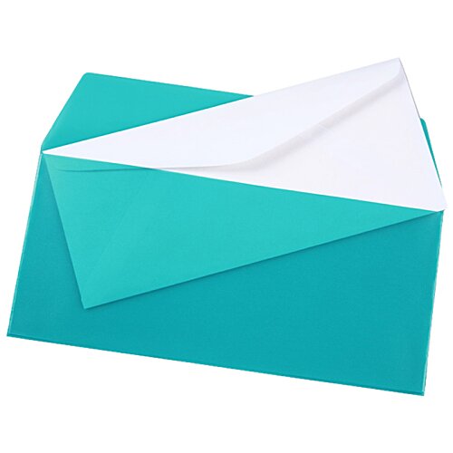 Additional Image 1 - a blue and white envelope