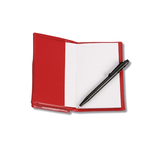 Additional Image 1 - a red and white notebook with a pen
