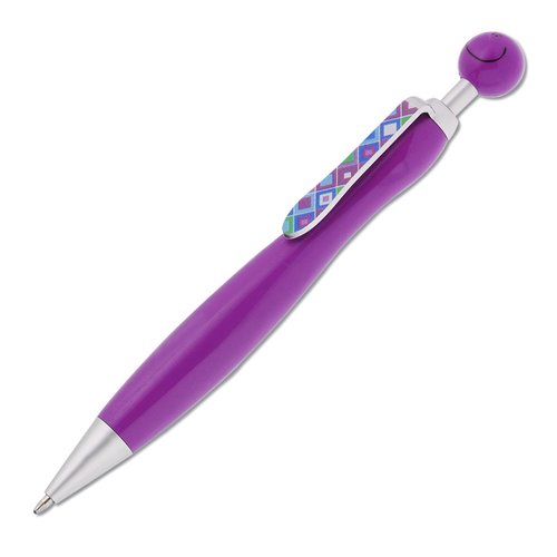 Additional Image 2 - a purple pen with a ball point