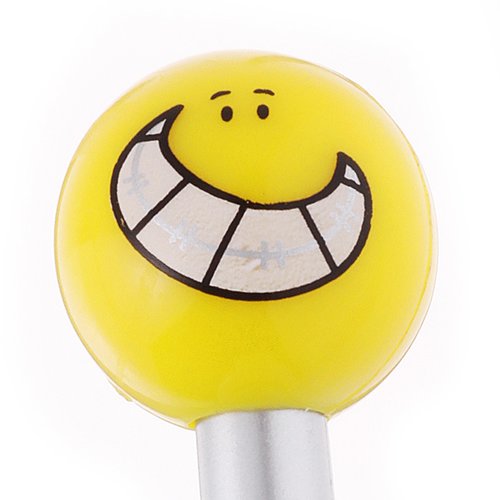 Additional Image 1 - a yellow smiley face on a metal handle