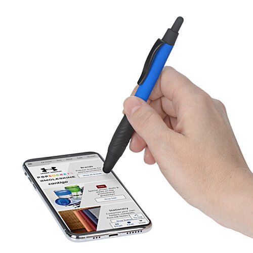 Additional Image 3 - a hand holding a pen on a cellphone