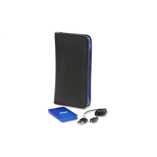Additional Image 1 - a black rectangular object with a blue object on the side