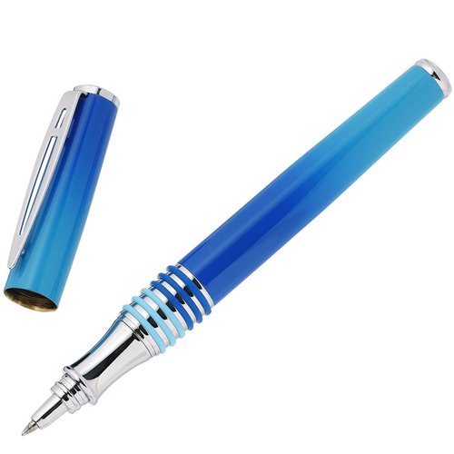 Additional Image 1 - a blue pen with a cap