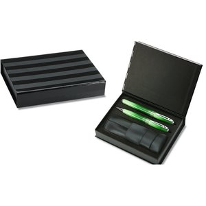 Additional Image 1 - a black rectangular object with green lights