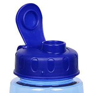 Additional Image 4 - a blue plastic water bottle