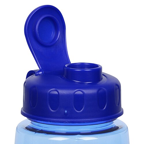 Additional Image 4 - a blue plastic water bottle