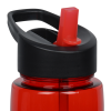 View Image 4 of 4 of Poly-Pure Lite Bottle with Two-Tone Flip Straw Lid - 18 oz.