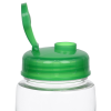View Image 3 of 3 of Clear Impact Poly-Pure Lite Bottle with Flip Drink Lid - 18 oz.