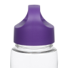 View Image 4 of 4 of Clear Impact Poly-Pure Lite Bottle with Oval Crest Lid - 18 oz.