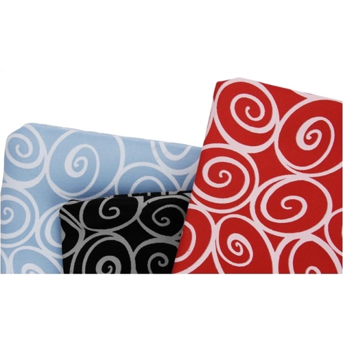 Additional Image 2 - a close-up of a red and white swirly pattern