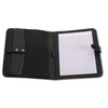Additional Thumbnail Image 1 - a black leather folder with a white paper inside