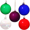 View Image 3 of 3 of Hand Blown Glass Ornament - 3"