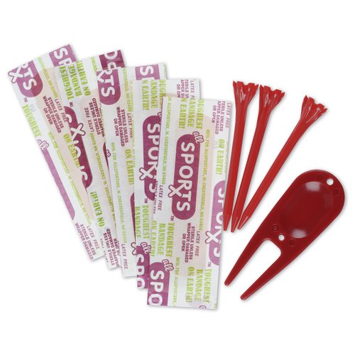 Additional Image 1 - a group of golf tees and golf clubs