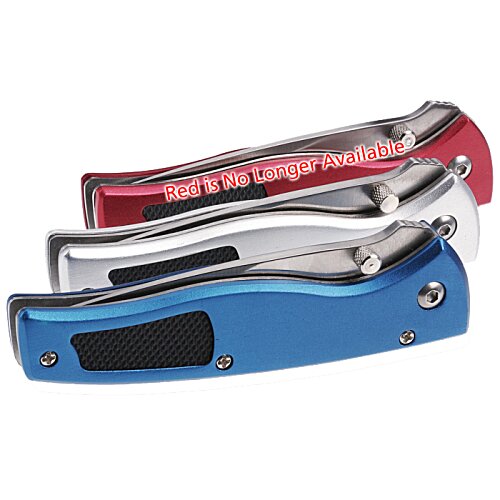 Additional Image 1 - a group of multi-colored pocket knives