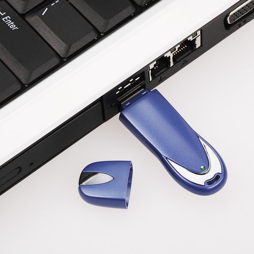 Additional Image 2 - a usb flash drive next to a keyboard