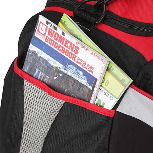 Additional Image 1 - a bag with a pocket full of books