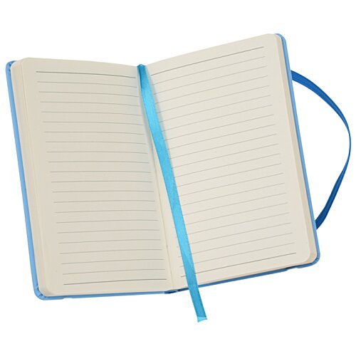 Additional Image 1 - a white notebook with a blue band