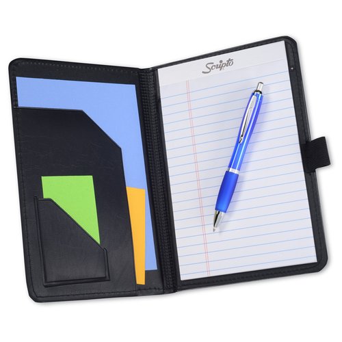 Additional Image 2 - a black and white folder with a pen and a paper