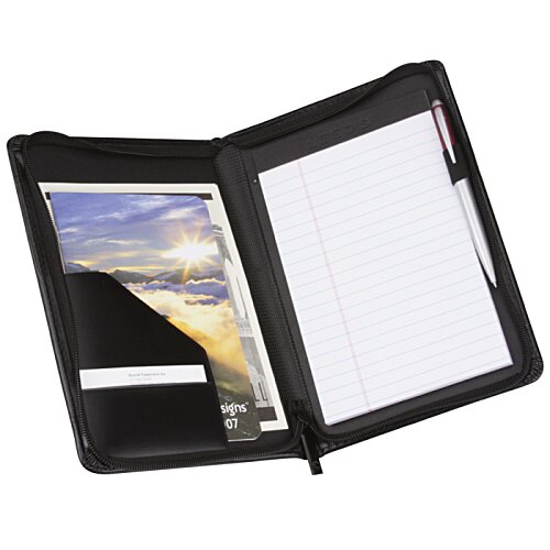 Additional Image 1 - a black open folder with a white screen