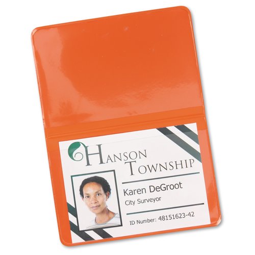 Additional Image 2 - an orange rectangular object with a white label