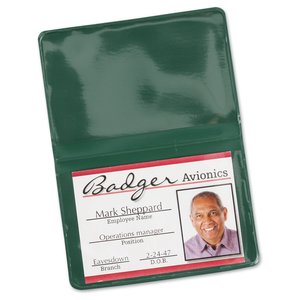 Additional Image 2 - a green plastic card with a white label