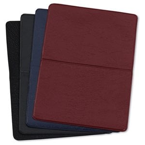 Additional Image 1 - a stack of black and red folders