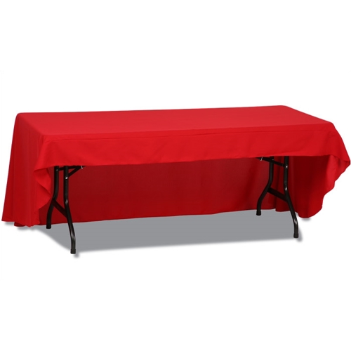 Additional Image 1 - a red table cloth on a white background