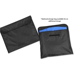 Additional Image 1 - a black pouches with a blue inside