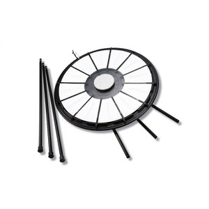 Additional Image 1 - a black wheel with a white background