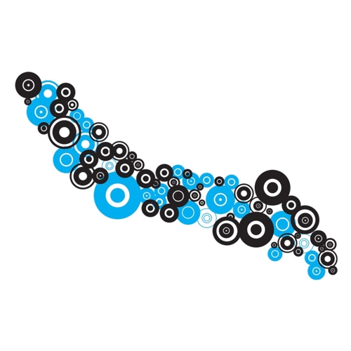 Additional Image 1 - a blue and black circle