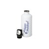 View Image 2 of 4 of h2go Stainless Bottle - 20 oz. - Happy Holidays - White