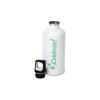 View Image 2 of 4 of h2go Stainless Bottle - 20 oz. - Celebrate - White