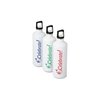 View Image 2 of 4 of h2go Stainless Bottle - 24 oz. - Celebrate - White