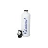 View Image 4 of 4 of h2go Stainless Bottle - 24 oz. - Celebrate - White