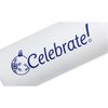 View Image 3 of 4 of h2go Stainless Bottle - 24 oz. - Celebrate - White