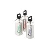 View Image 2 of 4 of h2go Stainless Bottle - 20 oz. - Happy Holidays - Silver