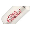 View Image 4 of 4 of h2go Stainless Bottle - 20 oz. - Happy Holidays - Silver