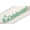 View Image 4 of 4 of h2go Stainless Bottle - 24 oz. - Celebrate - Silver