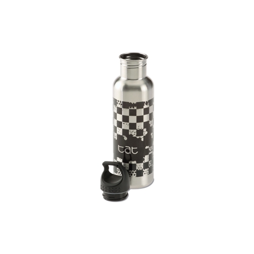 Additional Image 1 - a black and white glass bottle