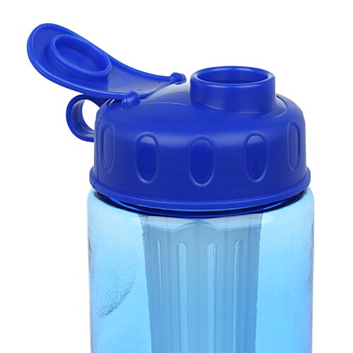 Additional Image 3 - a blue water bottle with a lid