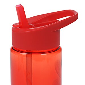 Additional Image 3 - a red plastic bottle with a straw