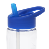View Image 3 of 3 of Clear Impact Mini Mountain Bottle with Flip Straw Lid - 22 oz.