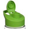 View Image 2 of 4 of Clear Impact Mini Mountain Bottle with Flip Carry Lid - 22 oz. - Shaker