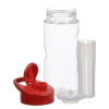 View Image 2 of 4 of Clear Impact Infuser Mini Mountain Bottle with Flip Carry Lid - 22 oz.