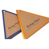 View Image 2 of 3 of V Natural Kraft Jotter - Triangle - Closeout